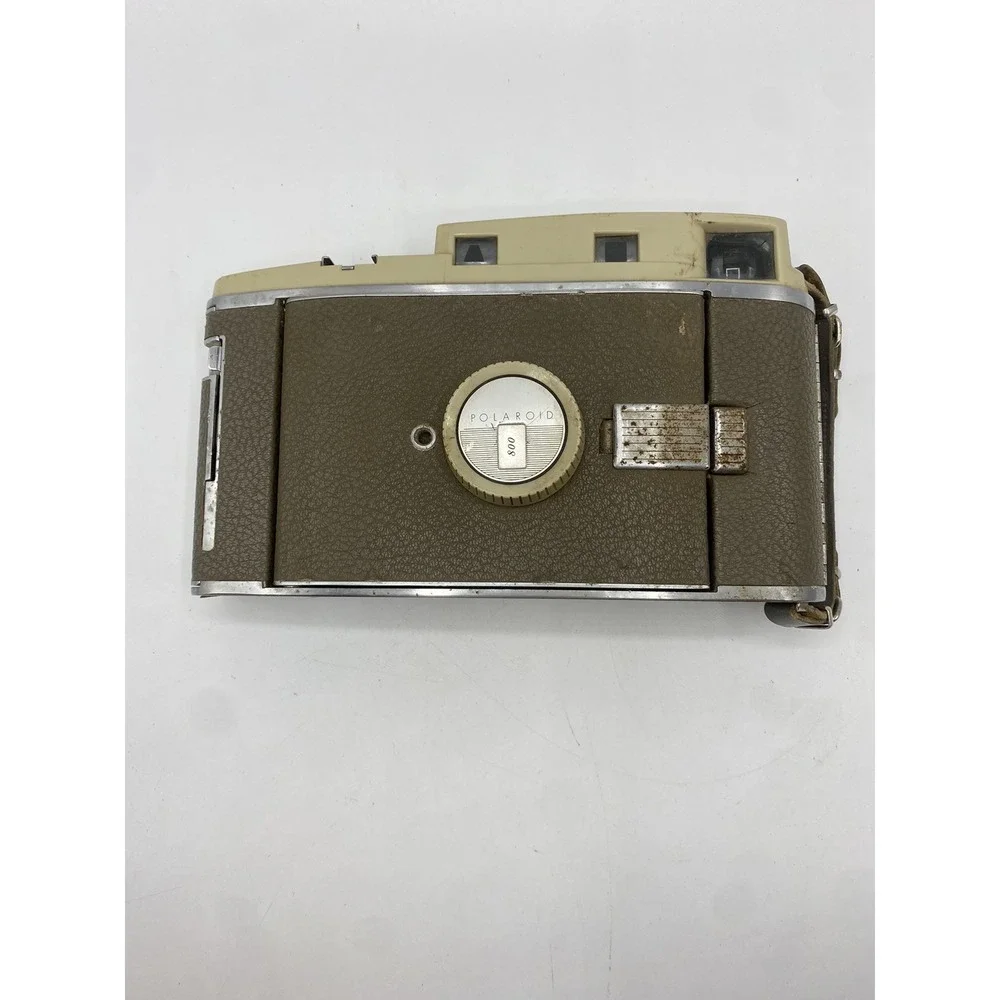Polaroid 1950's Land Instant Camera Vintage Model The 800 Folding Gray‎ Untested